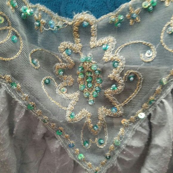 BEADED SLEEVELESS TANK, SIZE MEDIUM, j.t.b. - Picture 8 of 8